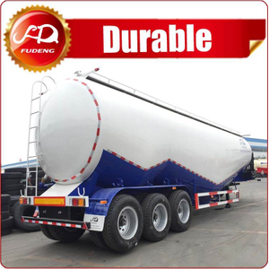 W shape Tri-axles Bulk cement tanker trailer