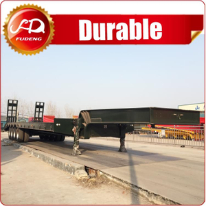 4 Axle 80 Ton-100 Ton Low Bed Trailer For Sale