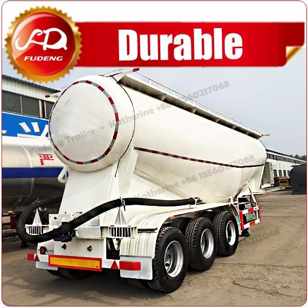 3 Axle 45 Cbm 60 Ton Bulker Cement Tanker Trailer For Sale