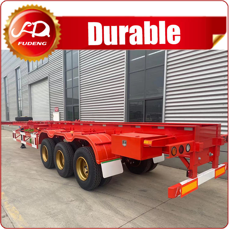 New 40 foot shipping container chassis semi trailer