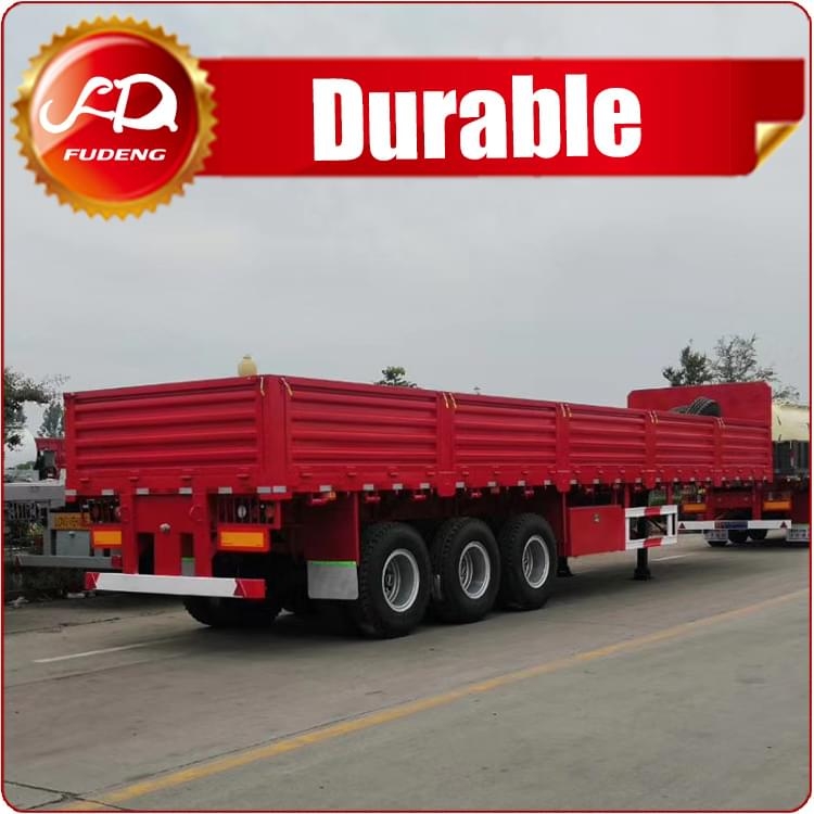 40 Ft 0.6 Meters Height Side Side Body Trailer