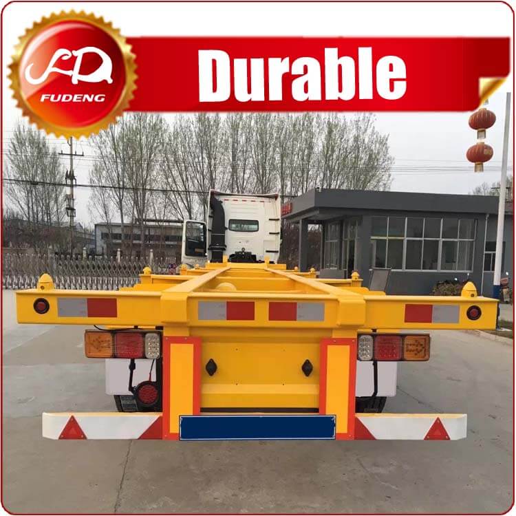 Chinese Manufacturers 40FT Skeleton chassis Semi Trailer for Africa