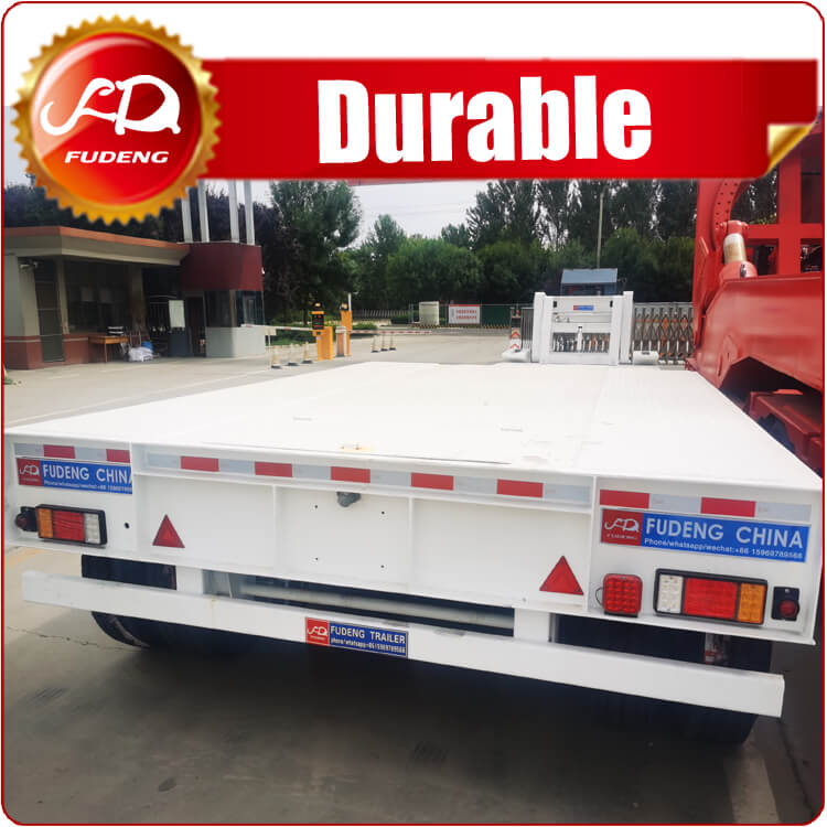 High Quality 3axles Front Loader Semi Trailer