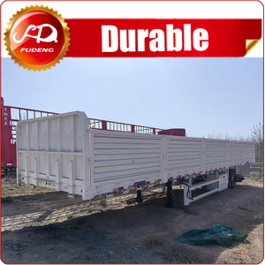 Professional Manufacturer Tri Axle Drop Side Wall Trailer