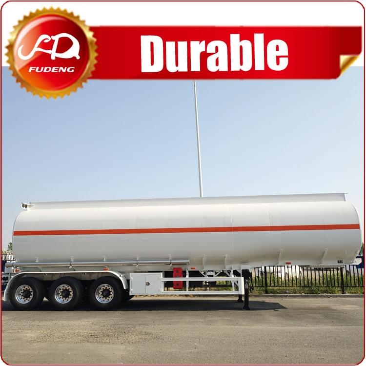 Super Single Tyre Aluminum Fuel Tanker Trailer
