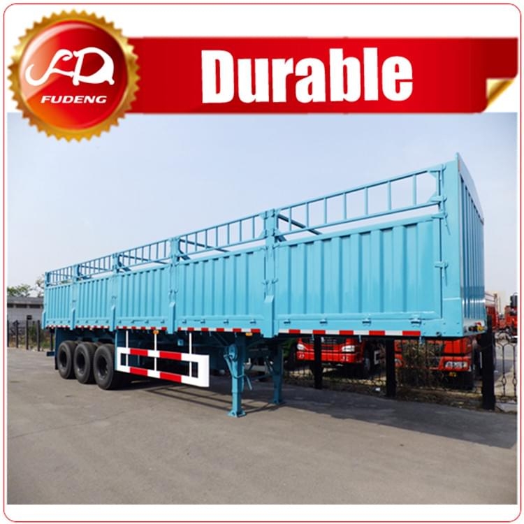 Tri Axle Semi Trailer With Fence For Sale